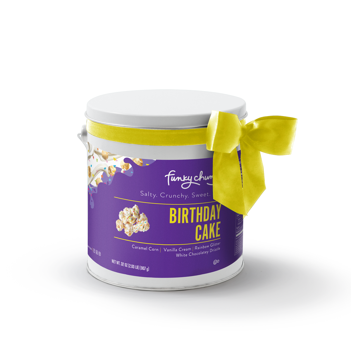 Birthday Cake Popcorn 2LB Party Pail