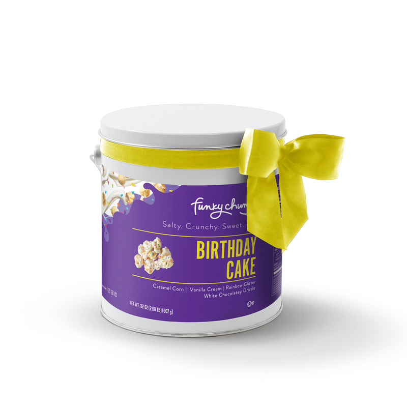 Birthday Cake Popcorn 2LB Party Pail