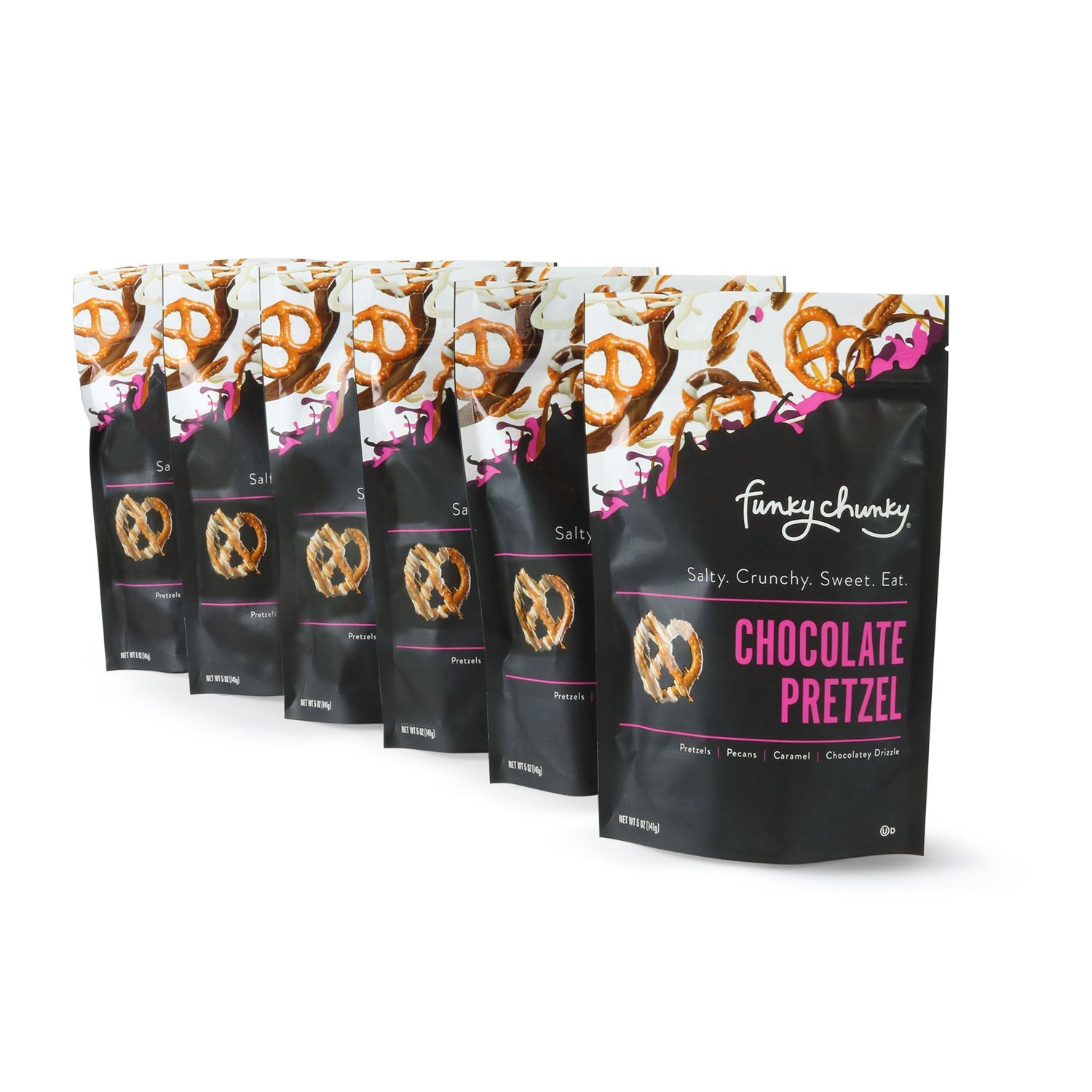 Chocolate Pretzel | 5 oz - 6 pack-simple-Funky Chunky