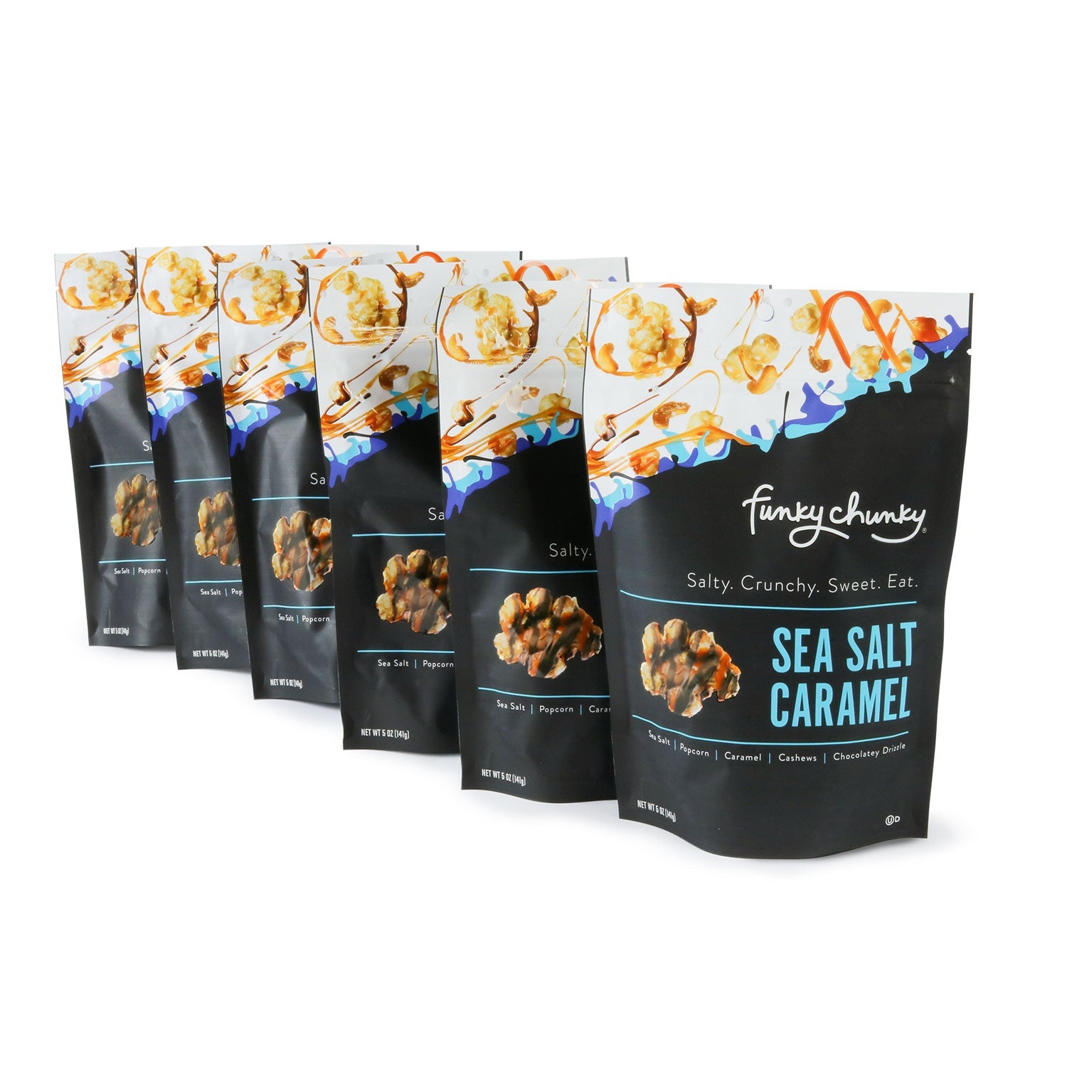 Sea Salt Caramel | 5 oz - 6 pack-simple-Funky Chunky